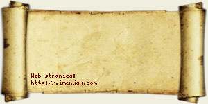 David Srdanović vizit kartica